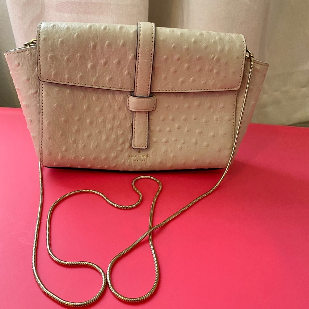 Kate Spade ostrich crossbody